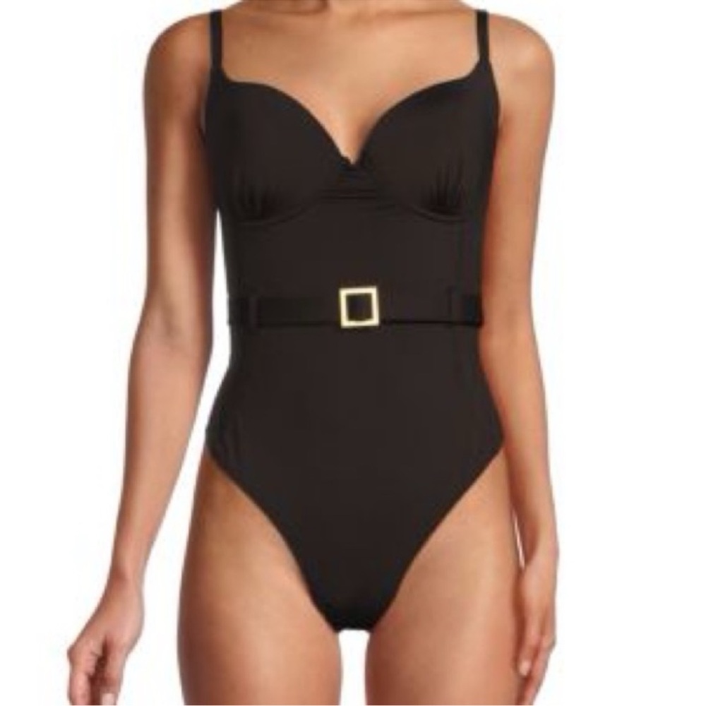 WeWoreWhat Black One Piece Swimsuit size Small